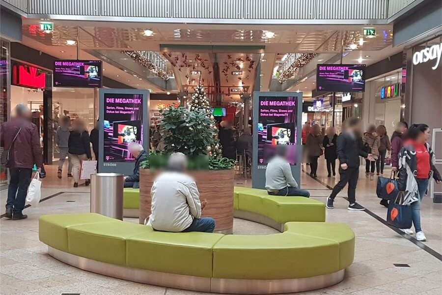 Digitale Screens in Laufzonen