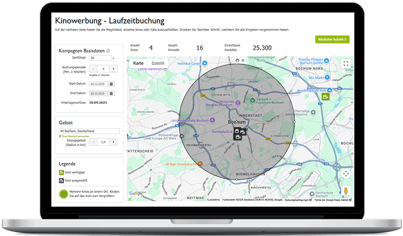 Kinowerbung in Bochum