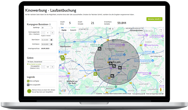 Kinowerbung in Essen