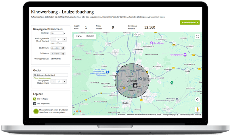 Kinowerbung in Göttingen