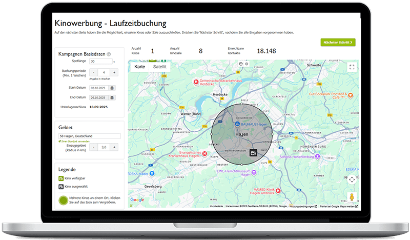 Kinowerbung in Hagen