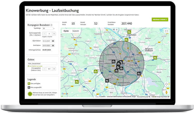 Kinowerbung in Köln