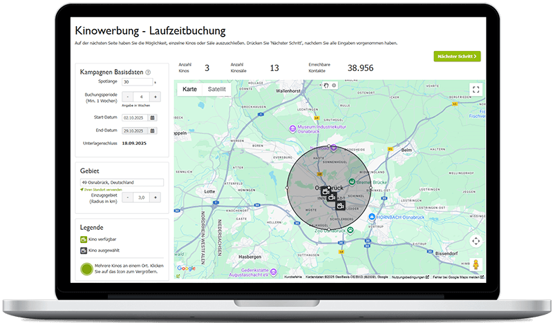 Kinowerbung in Osnabrück