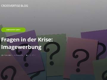 Sprechstunde: Imagewerbung