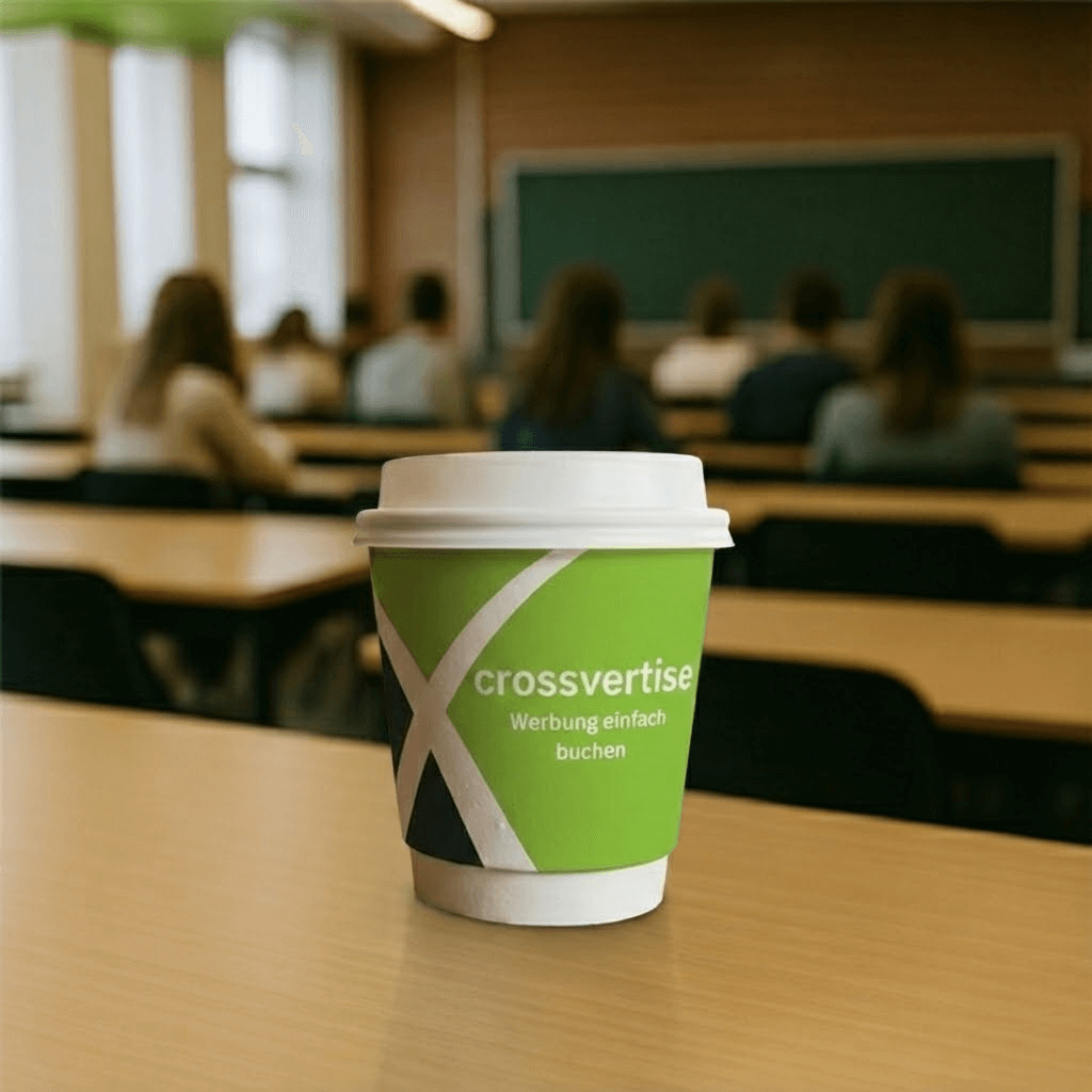 Gebrandete Kaffeebecher in Hochschulen
