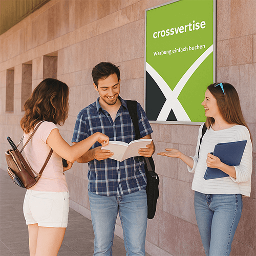 Hochschulplakate mit Dispenser