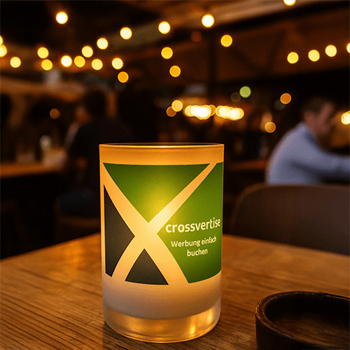ShiningAds - Werbung auf Windlichtern