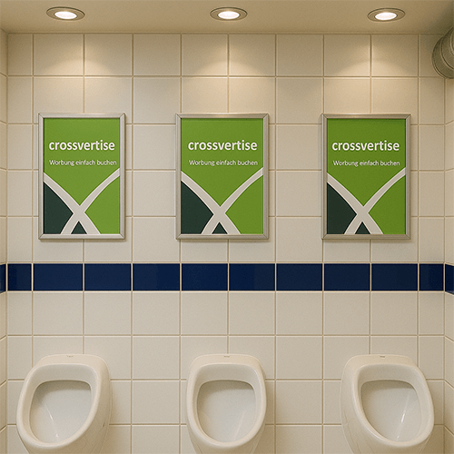 Toilettenplakate