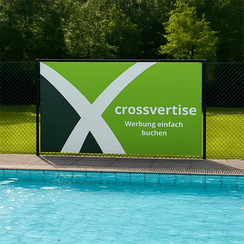 Werbebanner in Freizeit-und Wellnessbädern