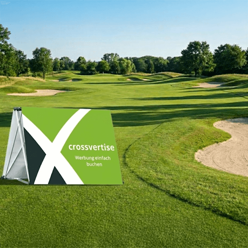 Werbung auf Golfplätzen