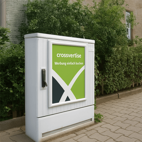 Stromkastenplakate: Werbung auf Stromkästen