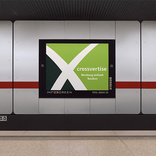 Infoscreen - Digitale Werbung an U- und S-Bahnsteigen