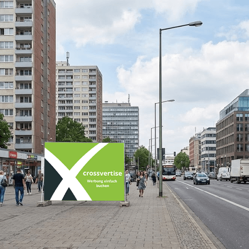 Temporäre Großfläche