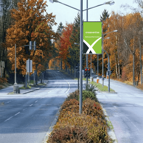 Moskito - Kulturposter an Lichtmasten