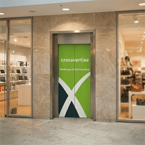 Center-Aufzug-Branding