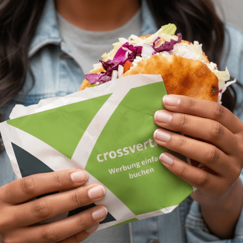 Gebrandete Kebab-Tüten