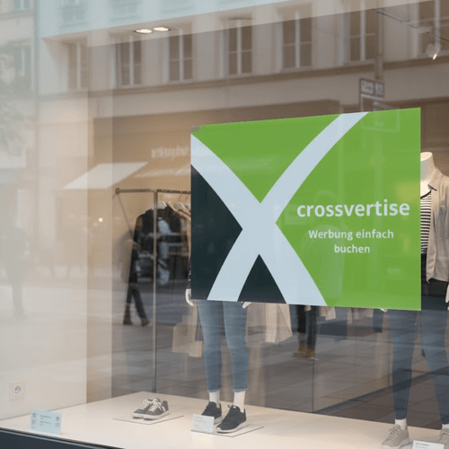 Werbung in Modegeschäften