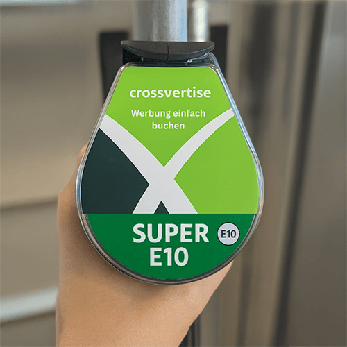 Zapfpistolen-Werbung