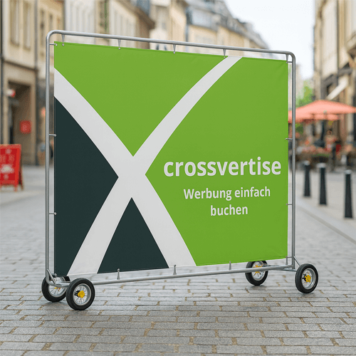 Rollende Großfläche