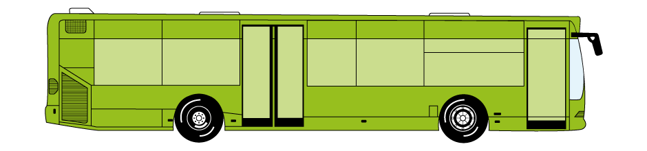 Ganzgestaltung Bus