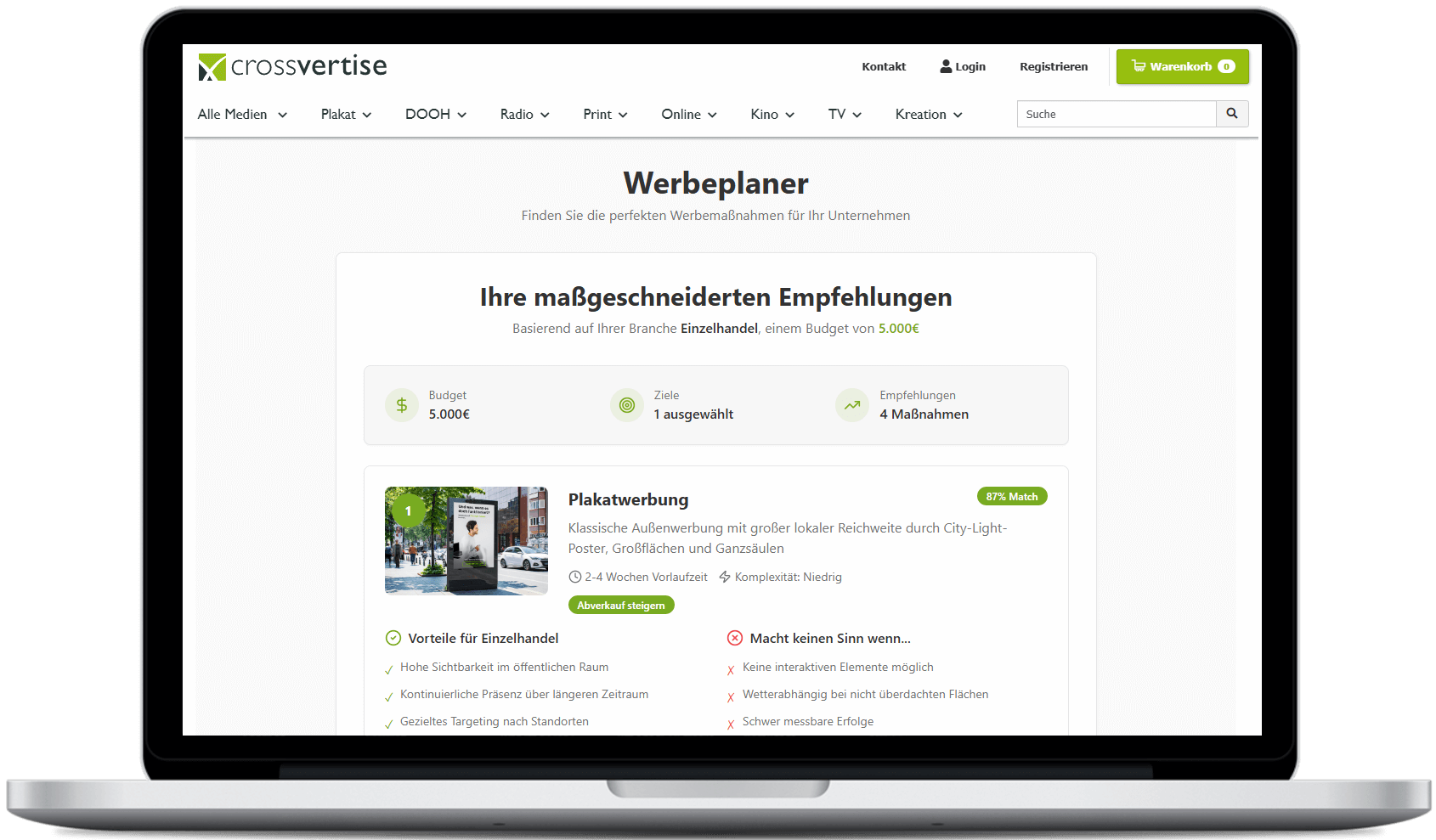 Werbeplaner Branchen-Guide