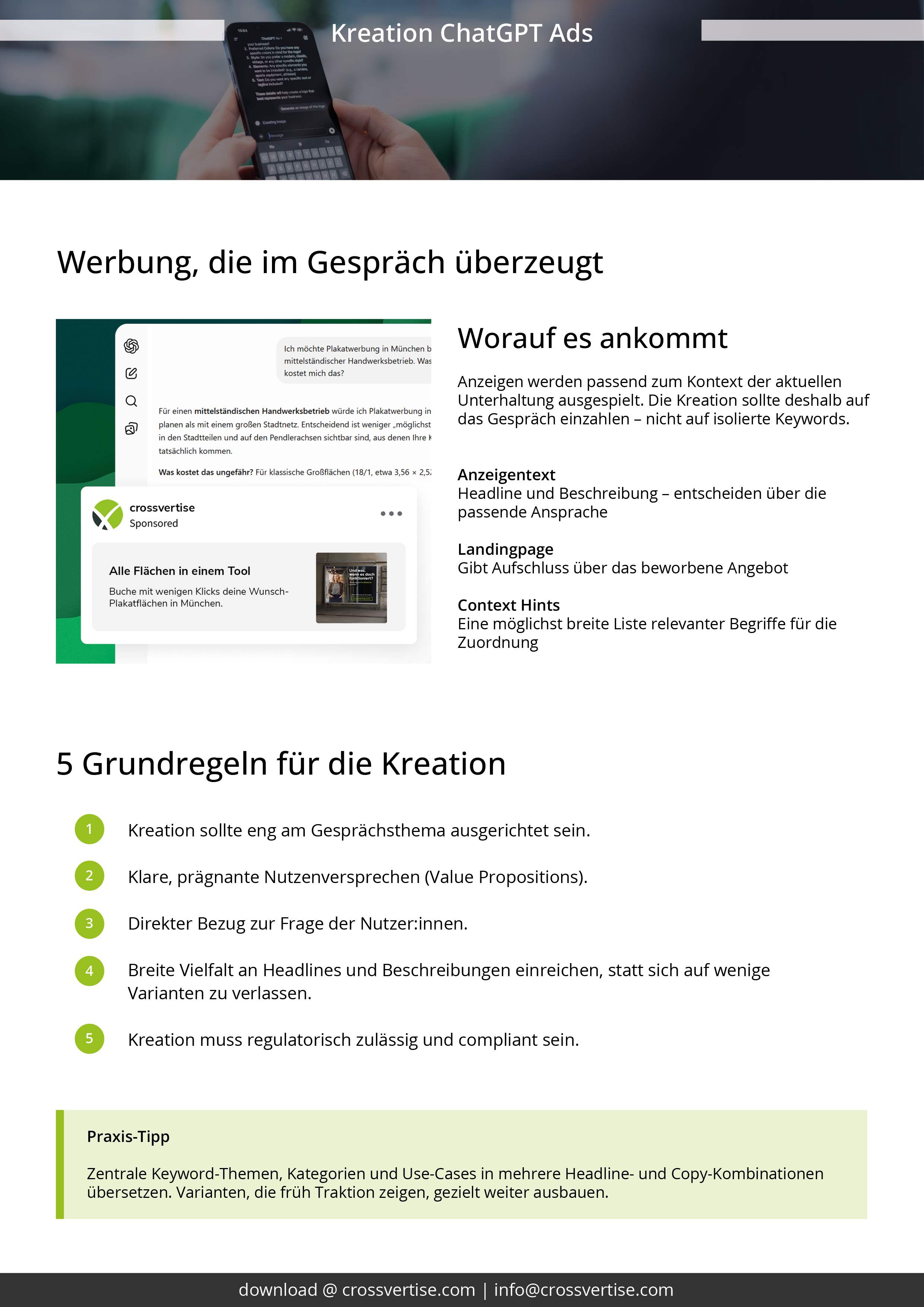 Download Kreation "ChatGPT Ads"