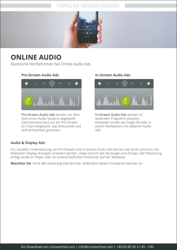 Spezifikation Online Audio