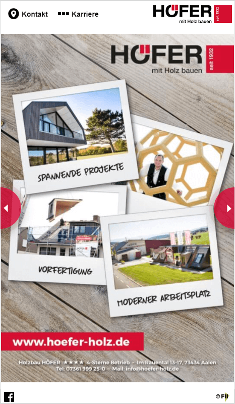 Beispiel: Content Engagement Ad - Seite 1