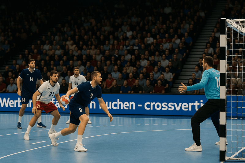 Virtuelle Bandenwerbung im Handball