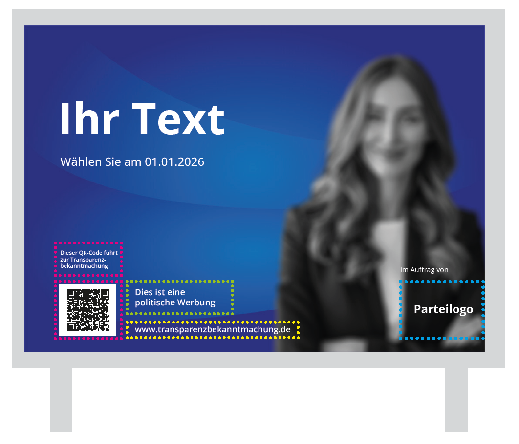 Motivanforderungen für politische Werbung