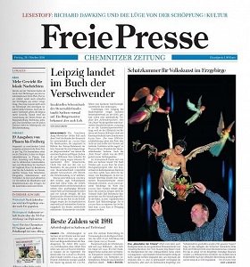 Werbung in der Freien Presse