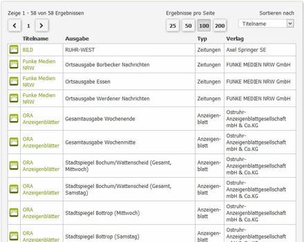 Printwerbung in Essen