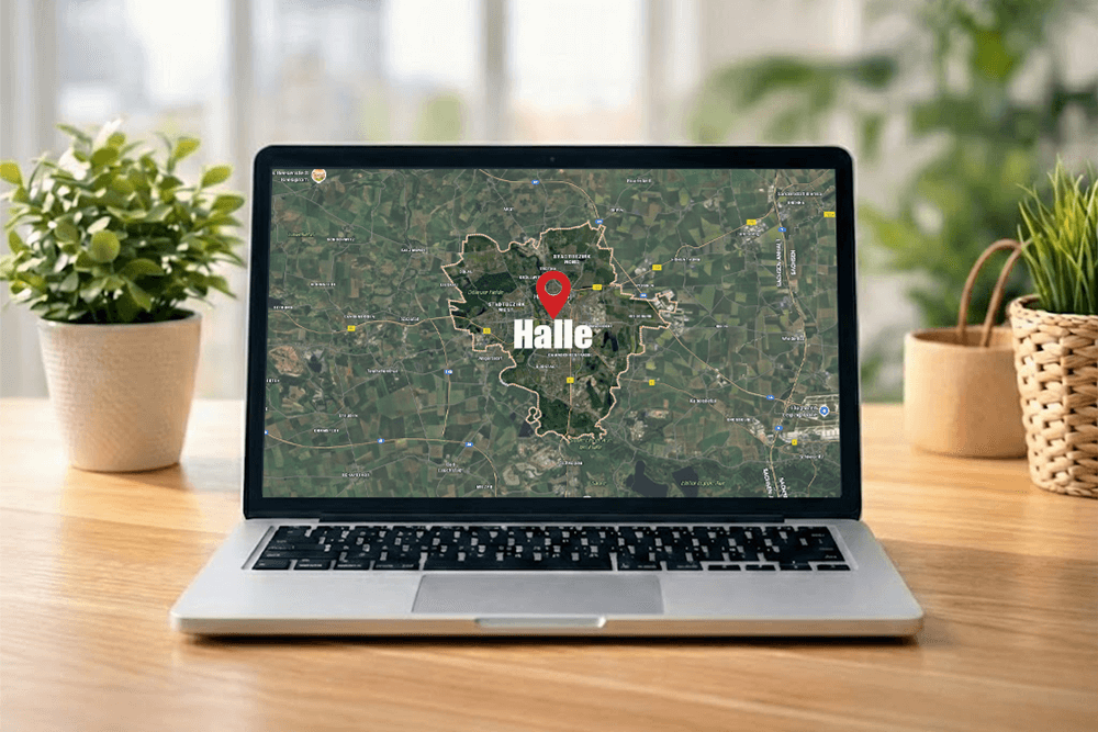 Printwerbung in Halle