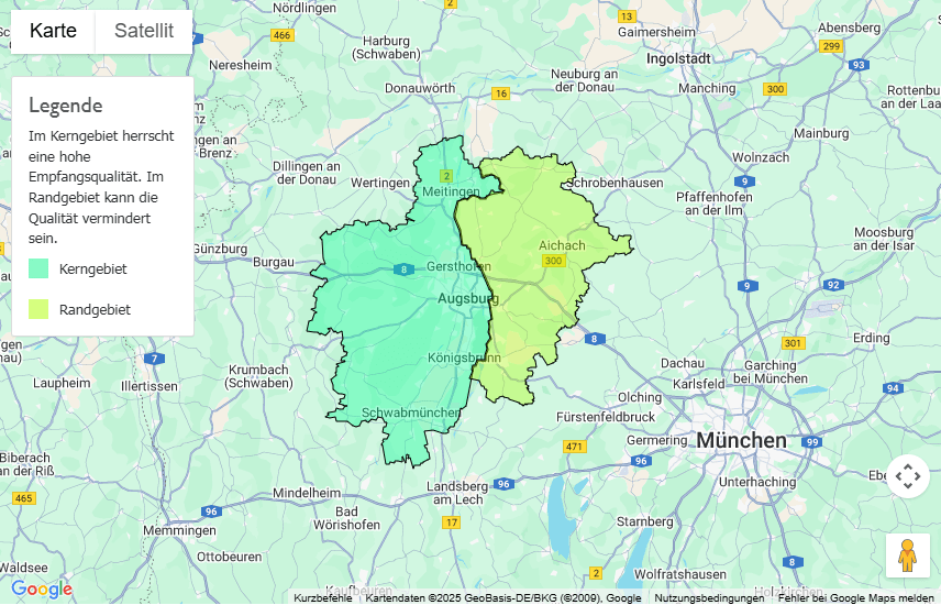 Sendegebiet radio fantasy