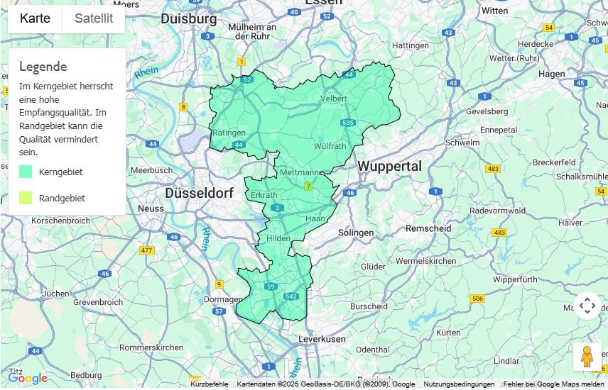Sendegebiet Radio Neandertal