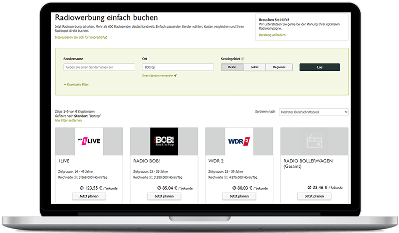 Radiosender in Bottrop