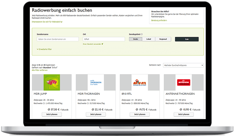 Radiosender in Erfurt