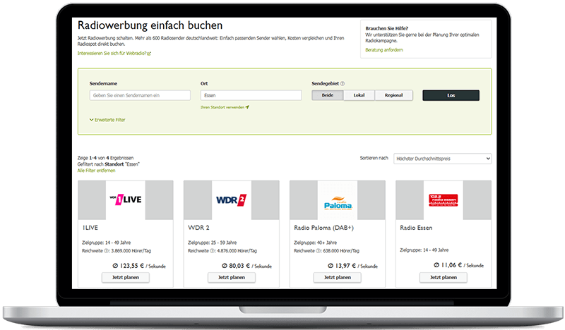 Radiosender in Essen