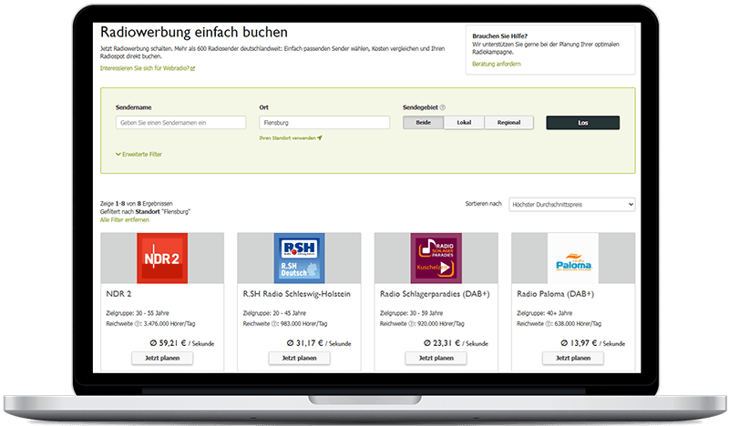 Radiosender in Flensburg