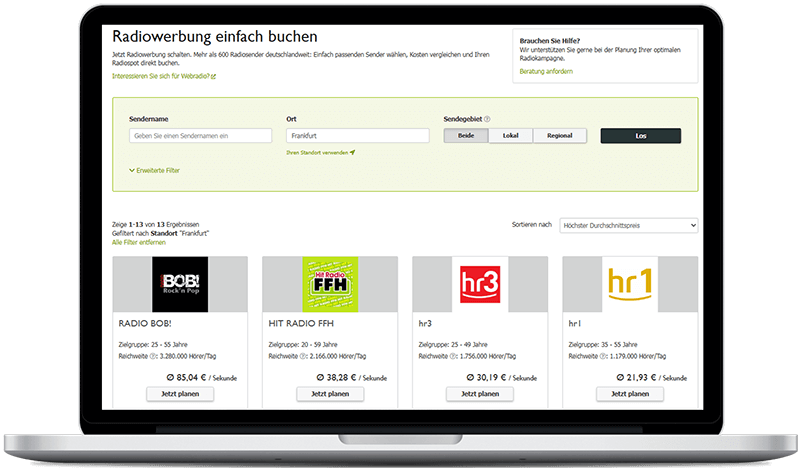 Radiosender in Frankfurt am Main
