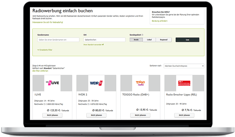 Radiosender in Gelsenkirchen