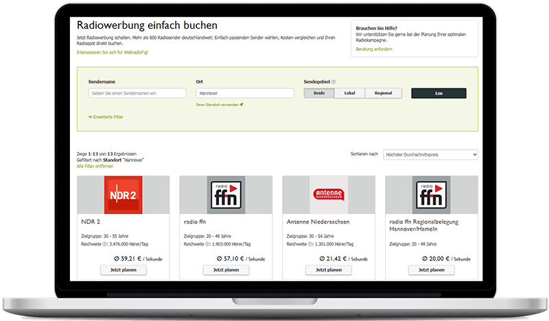 Radiosender in Hannover