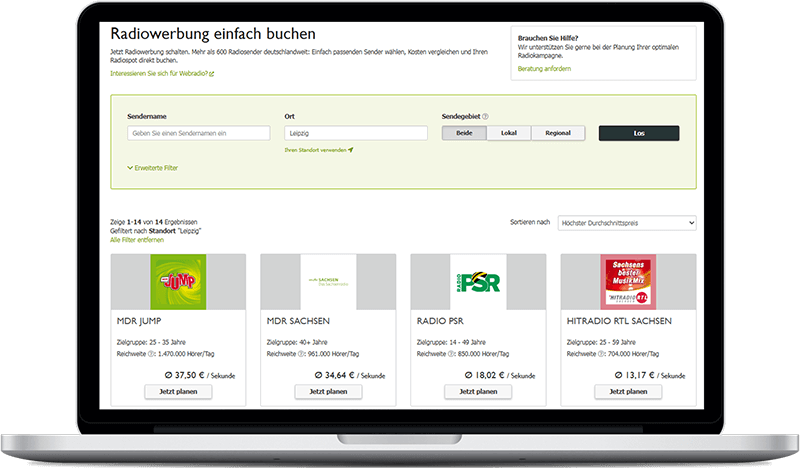 Radiosender in Leipzig