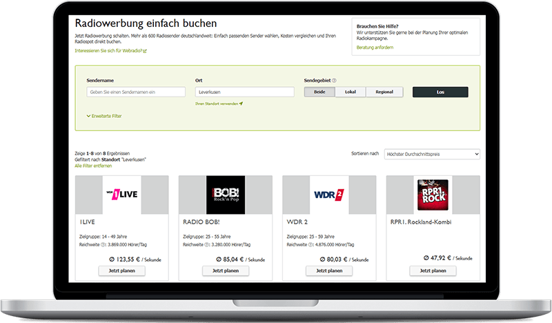 Radiosender in Leverkusen