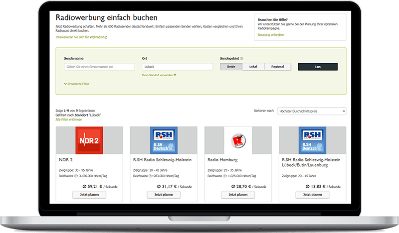 Radiosender in Lübeck