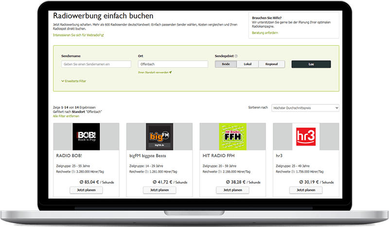 Radiosender in Offenbach