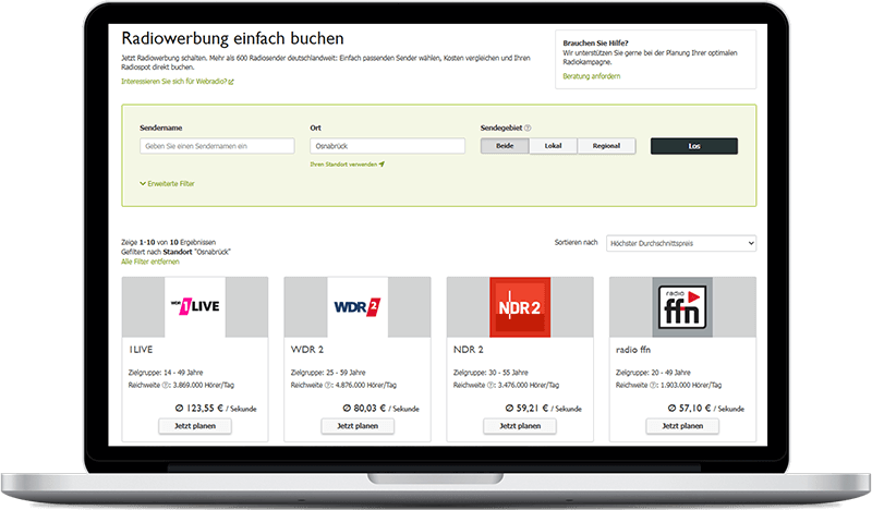 Radiosender in Osnabrück