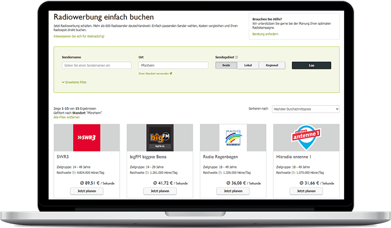 Radiosender in Pforzheim