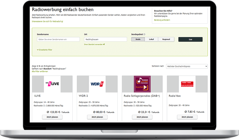 Radiosender in Recklinghausen