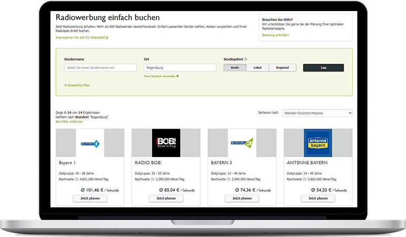 Radiosender in Regensburg